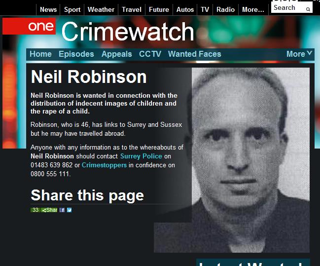 據(jù)英國(guó)廣播公司（BBC）網(wǎng)站消息，英國(guó)警方正在通緝一名涉嫌傳播淫穢兒童照片和性侵兒童的逃犯，有跡象顯示，他有可能潛伏在中國(guó)北京的國(guó)際學(xué)校當(dāng)老師。