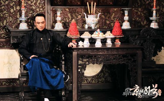 吳鎮(zhèn)宇飾演的霍家大少爺，正為二弟冥婚一事焦頭爛額