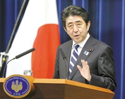  日本首相安倍晉三。