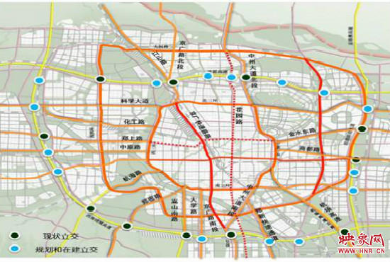 兩環(huán)十七放射景觀廊道建設。