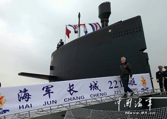 　俄媒稱中國041元級(jí)潛艇隱蔽性不強(qiáng)。