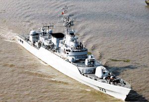 中國海軍053H3江衛(wèi)II型護衛(wèi)艦。